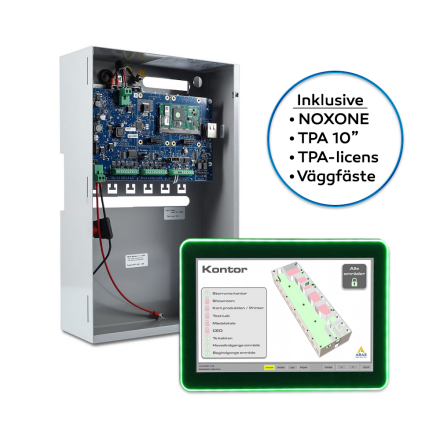 Paket med NOXONE, TPA-skrm 10'', TPA-Licens samt vggfste till TPA - OBS NETTOPRIS